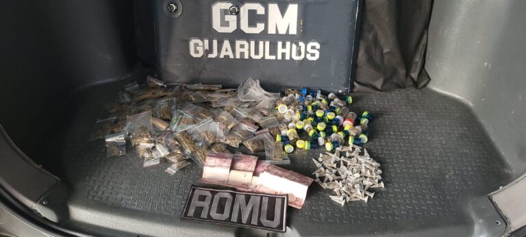 GCM prende homem por tráfico de entorpecentes no Jardim Divinolândia