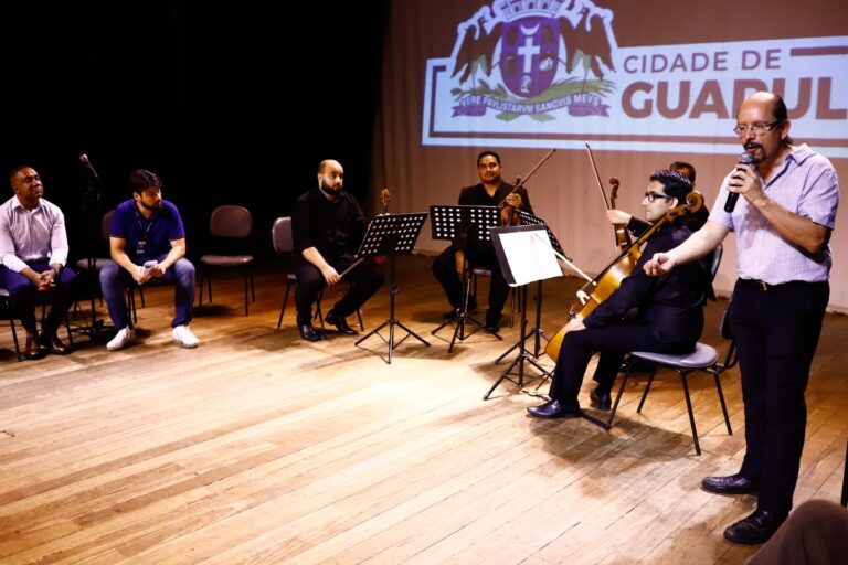 Temporada 2024 das Orquestras de Guarulhos é lançada em evento no Teatro Padre Bento