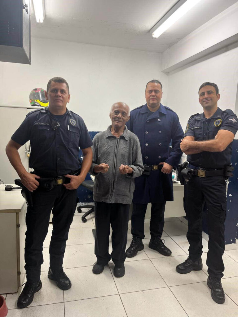 GCM localiza no Lago dos Patos idoso com Alzheimer desaparecido desde domingo