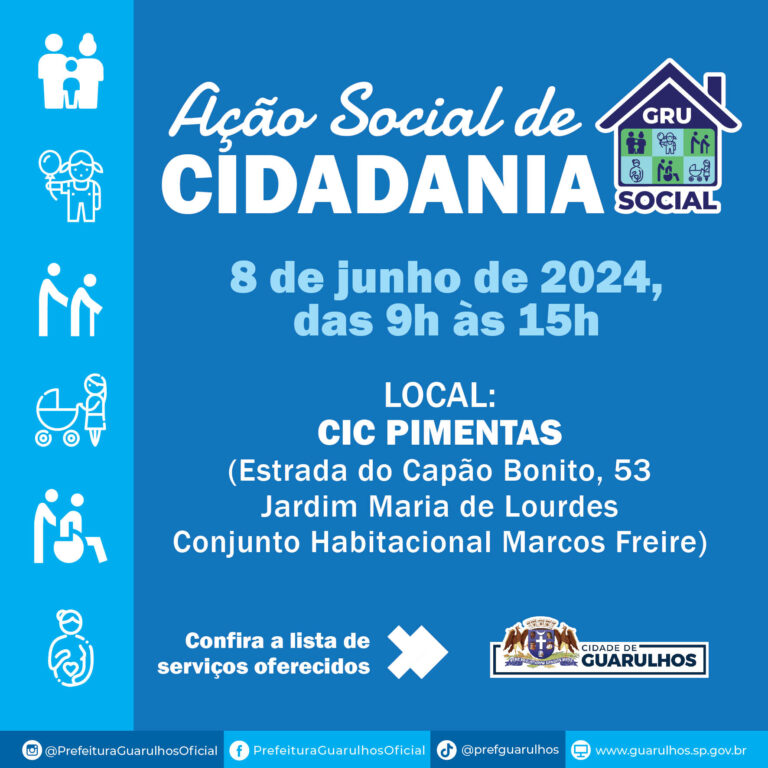 CIC Pimentas recebe ação social da Prefeitura com serviços gratuitos no sábado