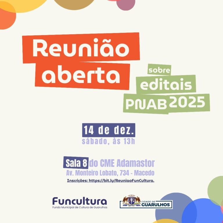 FunCultura promove reunião aberta com a sociedade civil no próximo sábado