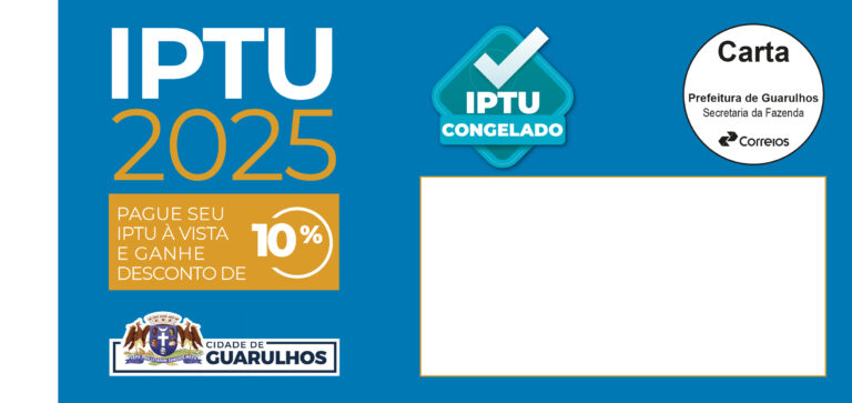 Prefeitura prorroga vencimento da primeira parcela do IPTU para 7 de fevereiro