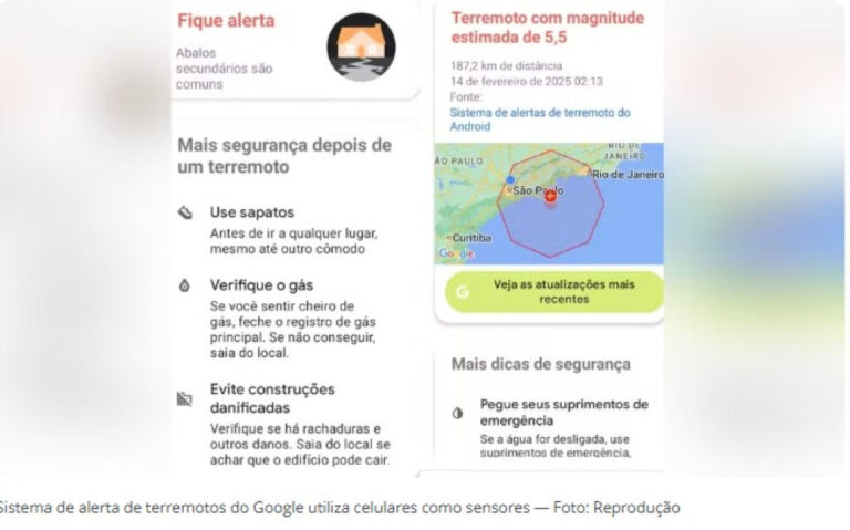 Defesas civis dizem que não houve registro de terremoto em SP e no RJ