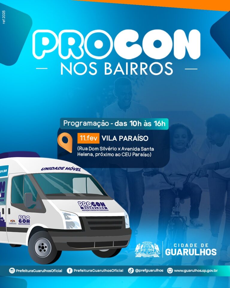 Vila Paraíso recebe serviços do projeto Procon nos Bairros na terça-feira