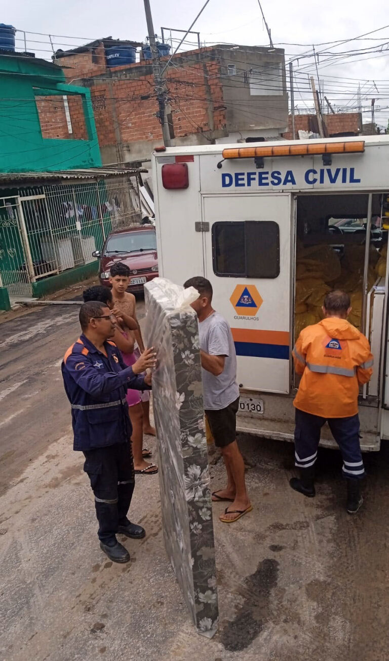 Guarulhos prioriza o atendimento às vítimas após as fortes chuvas do fim de semana