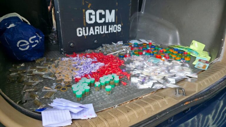 GCM apreende adolescente com 920 porções de entorpecentes no Picanço