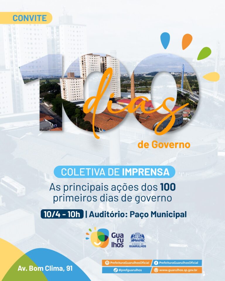 COLETIVA DE IMPRENSA – 100 Dias de Governo