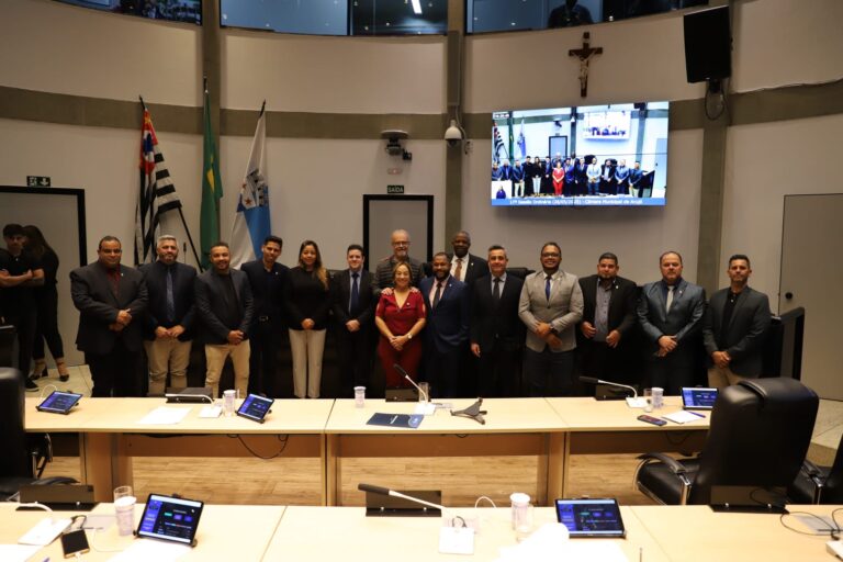 Câmara recebe a visita do Presidente da Casa Legislativa de São Paulo.