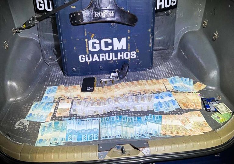 GCM de Guarulhos prende homem por porte ilegal de arma de fogo no Jardim Rosana