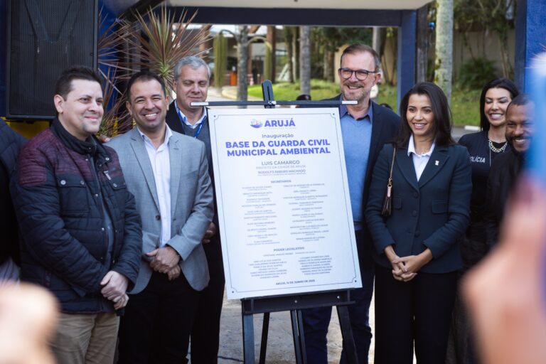 INAUGURAÇÃO DA BASE DA GCM AMBIENTAL MARCA NOVA FASE DE SEGURANÇA E PROTEÇÃO AO MEIO AMBIENTE EM ARUJÁ