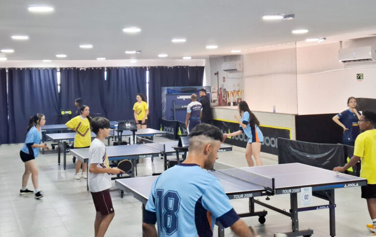 Tênis de mesa define seus últimos campeões pela Olimpíada Colegial Guarulhense