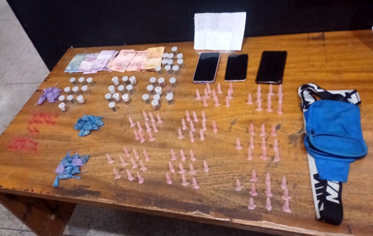GCM prende traficante e apreende 900 gramas de drogas no Pimentas e no Jardim Monte Alegre
