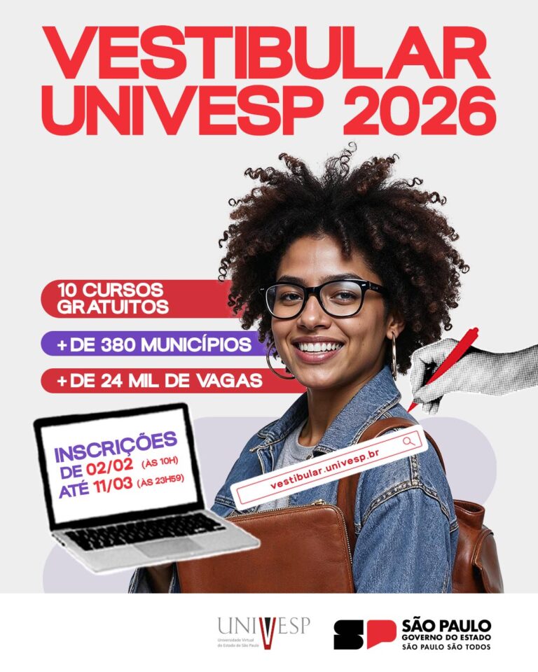 Univesp Guarulhos realiza vestibular para cursos gratuitos de computação e de negócios e produção