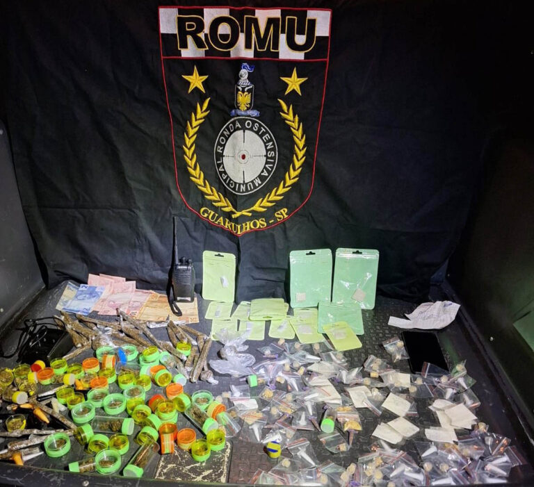 GCM de Guarulhos apreende adolescente com drogas no Taboão