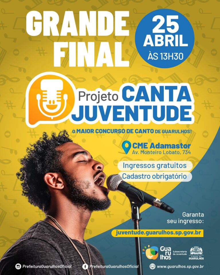 Final do concurso “Canta Juventude” será no dia 25 no Adamastor