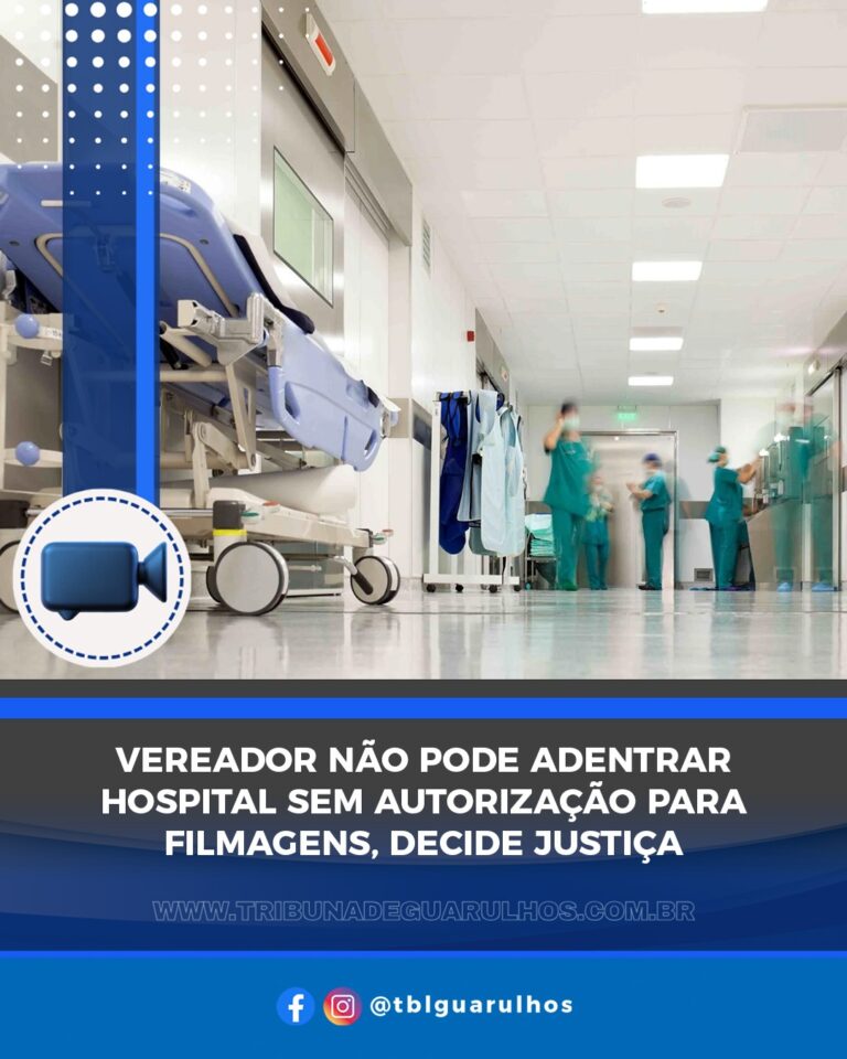 Vereador não pode entrar em hospital sem autorização