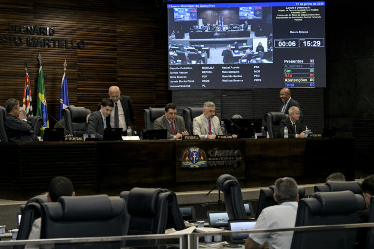 Com 14 itens na pauta, Câmara tem sessão ordinária nesta segunda-feira, 22/06 Nove projetos da Prefeitura, sendo seis em segundo turno de votação, são os destaques do encontro