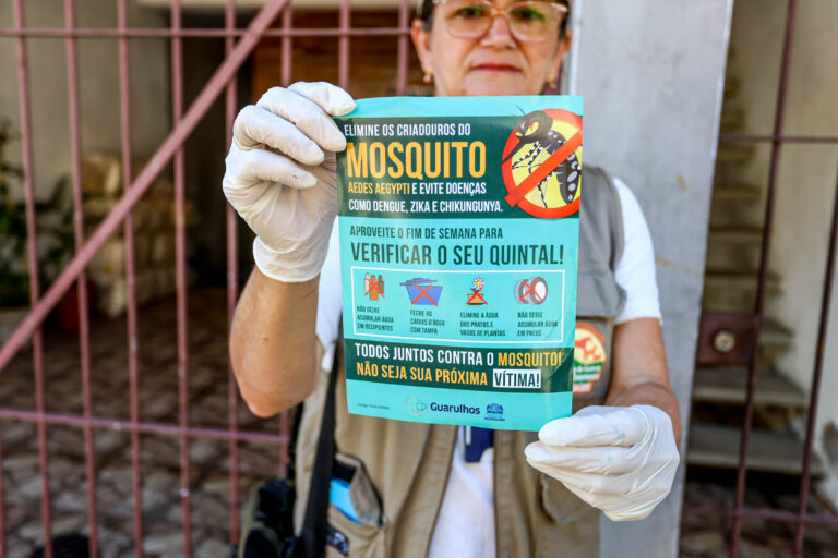 Aedes aegypti em 68 bairros de Guarulhos